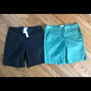 J Crew Bermuda Shorts- 2 pairs